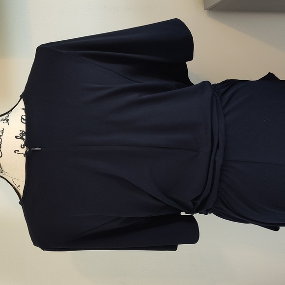 Michael Kors V-neck Jumpsuit Navy - Picture 7 of 11